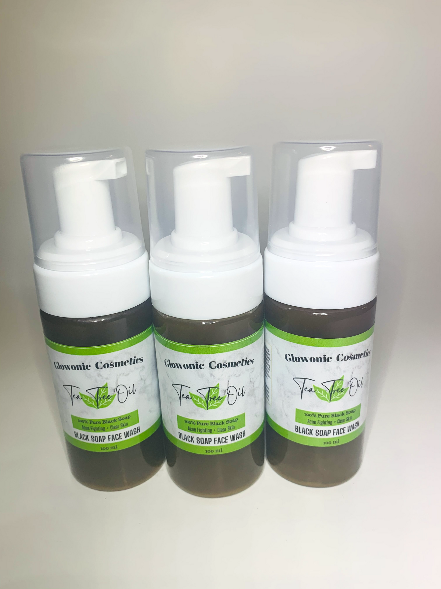 Tea Tree Oil Black Soap Foaming Face Wash