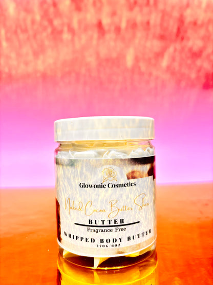 Naked Cocoa Butter Shea Whipped Body Butter (Fragrance Free)