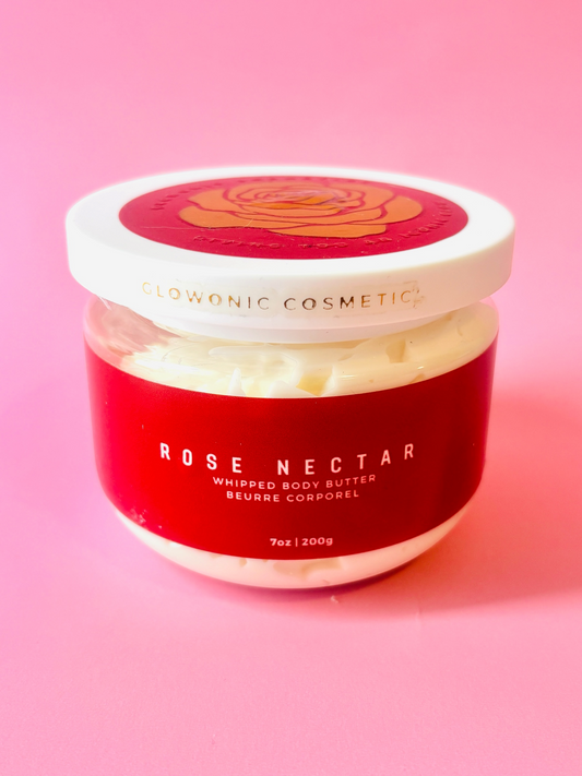 Rose Nectar | Silk Whipped Body Butter with Hyaluronic Acid